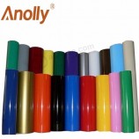 Le vinyle de couleur anolly noir brillant 1,22 * 50 m ne changera pas de couleur après l’étirement
