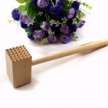 Nouveau design en métal steak attendrisseur en bois bambou cuisine marteau à viande
