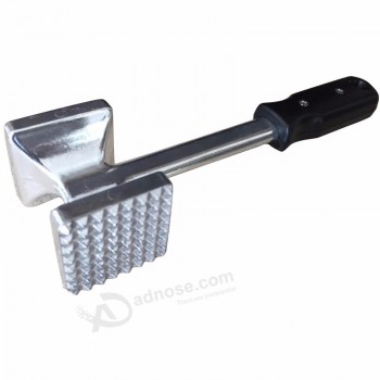 Usine neuve alliage d’aluminium métal attendrisseur de viande steak marteau maillet de viande marteau à viande hachée avec surface carrée