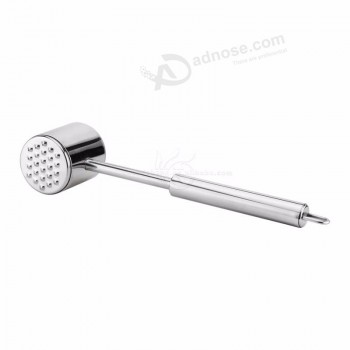 Attendrisseur de viande en acier inoxydable Pilon de maillet à viande en acier inoxydable Steak robuste Boeuf Poulet Marteau de viande Adoucissant