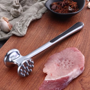 Amazon Hot Selling Dual-Sided Metal Meat Tenderizer Hammer