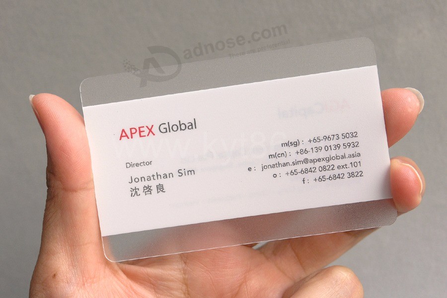 2020 Hot Sale High Quality In Stock Customized Size Pvc Id Card Print