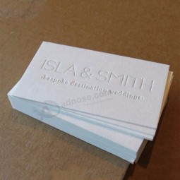 Cartes de visite typographiques de conception personnalisée, impression de papier Oem carte de visite en feuille d’or