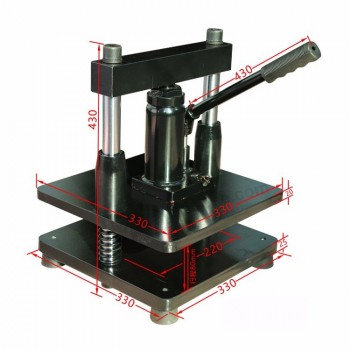 정품 수동 다이 절단기 작은 압력 다이 스탬핑 샘플 절단기 절단 가죽 블랭킹 기계