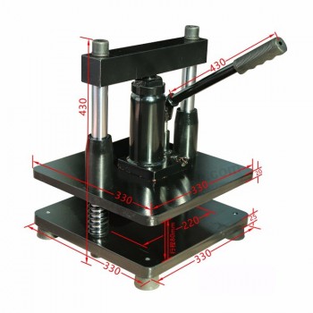Máquina de corte e vinco manual genuína pequena pressão de estampagem de amostra máquina de corte de couro de corte máquina de corte