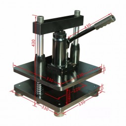 fustellatrice manuale autentica piccola fustellatrice a pressione stampaggio campione macchina di taglio tranciatura in pelle