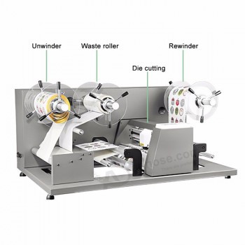 Machine de découpe automatique d’étiquettes d’étiquettes à alimentation en papier