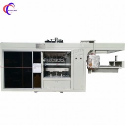 Fully automatic disposable foam thermocol plate lunch box  making machine