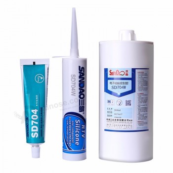 sd704w rtv clear silicone sealant rubber adhesive for electronic component sandao professional in chemicals  industrial