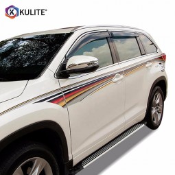 Voiture Sports Flash Stripe pour Highlander Vinyle Porte Supérieure Moteur Autocollant