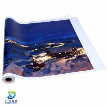 220G Glossy white pvc auto-adhésif vinyle roll up pour autocollant d’habillage de voiture