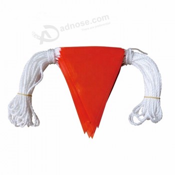 traffic safety PVC caution bunting flag plastic reflective road safety warning flags
