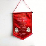 aangepaste vinyl banner vlaggenstokhouder katoen gors vlaggen sublimatie wimpel