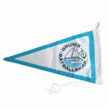 textile custom printed promotional polyester pennant flags triangle pennant advertising bunting flags