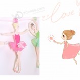 Nuevos productos guirnalda de papel ballet girl ballerina banderines de boda fiesta bunting banner decoración al por mayor