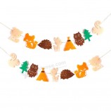 cartoon dier voelde banner wimpel vlaggen slinger bunting Voor baby shower verjaardagsfeestje decor
