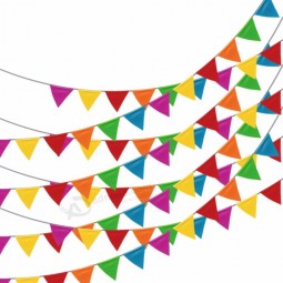 mehrfarbige Wimpel Flagge Filz Flagge Ammer Banner Girlande Dekoration leere Filz Wimpel
