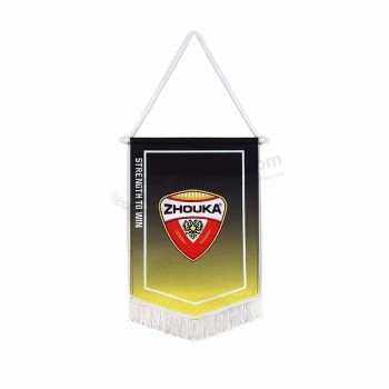 Custom Made Soccer Football Club Mini Pennant Flag