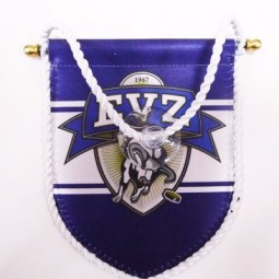 benutzerdefinierte Sport Fußball Club Wimpel / Fußball Austausch Wimpel FlaggeGroßhandel billig individuell bedruckte Mini CBF Fußballclub Satin Wimpel Flagge7x7 Zoll Emaille Pin A