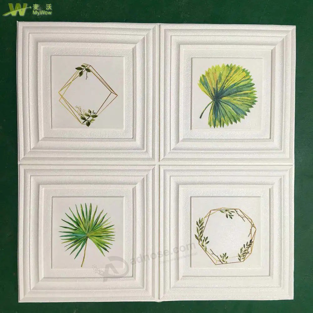 Building Material Waterproof 3D Wall Panel Sticker with Customized Images