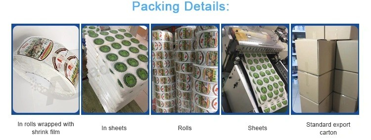 Milieuvriendelijke waterdichte Roll label Sticker roll Sticker voor parfumfles