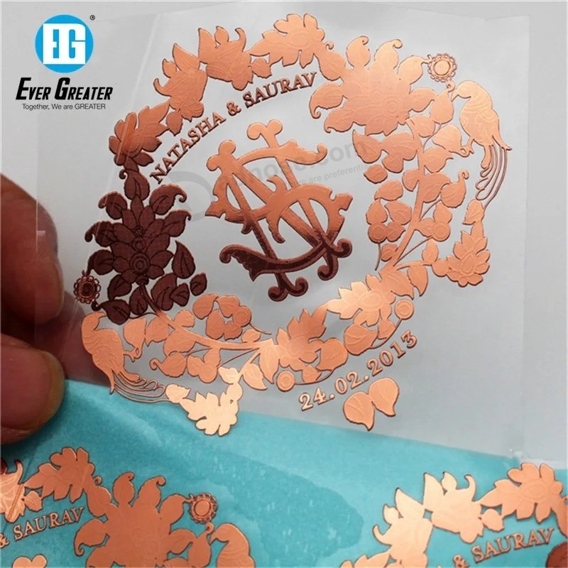 Custom electroforming Sticker metal Adhesive nickel Stickers