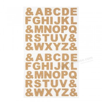Chine vente en vrac pas cher enfants bricolage laser liège bois stratifié alphabet autocollant