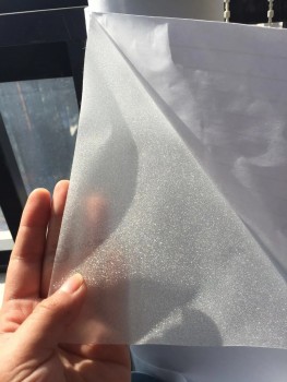 3D Statique Glitter Vitre Dépolie Verre Porte Film Peel and Stick Window Film Matériau pour l’intimité