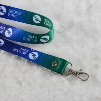 kundenspezifische Werbung Polyester Lanyard Hals gedruckt Lanyard