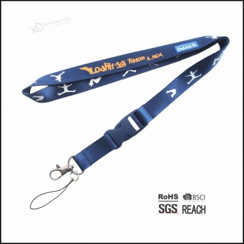 Merchandising Custom Premium Nylon Neck Lanyards Strap