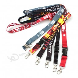 Cordones personalizados de cuello personalizado al por mayor de fábrica impresos con logotipo