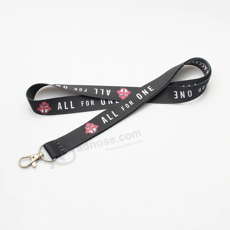Personalized Heat Transfer Polyester Lanyards with Logo Custom Sample Free with Card Holdr
