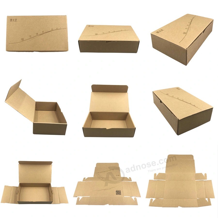 Caja de papel plegable corrugado de alta calidad para embalaje