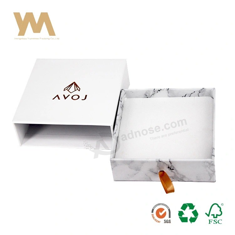 Professionelle handgemachte Marmorpapier-Verpackungsbox