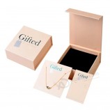 Emballage de boîte-cadeau de bijoux en carton en papier personnalisé
