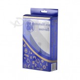 Mini boîte d’emballage en plastique pliable transparente