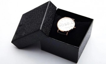 Lichee motif couverture carton papier cadeau boîte de montre, boîte d’emballage de montre