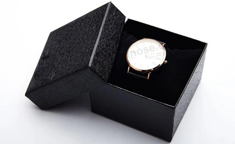 Шаблон Lichee Покровная доска Бумажная подарочная коробка для часов, упаковка для часов