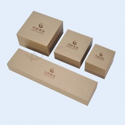 оптовые продажи изготовленные на заказ логотип и дизайн цветной бумажной упаковки Коробка для ювелирных изд