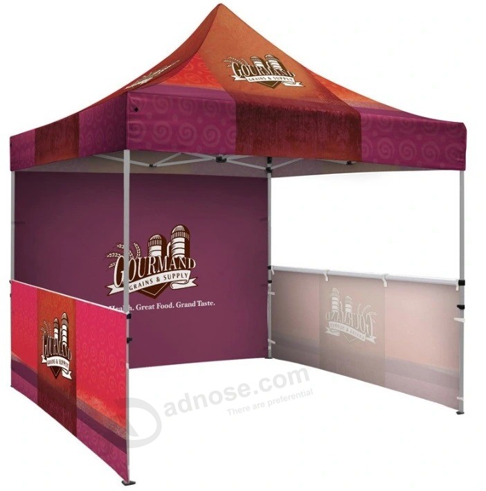 Ausstellungsveranstaltungen Handelsmesse Canopy benutzerdefinierte Logo-Werbung Werbe-Pop-up-Messe Zelt