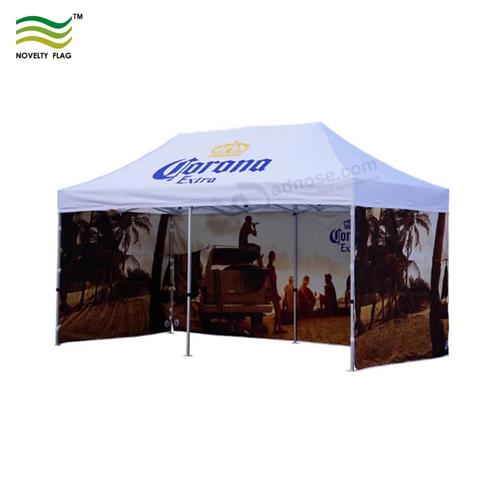 户外广告10'x20'铝框大型便携式凉亭帐篷