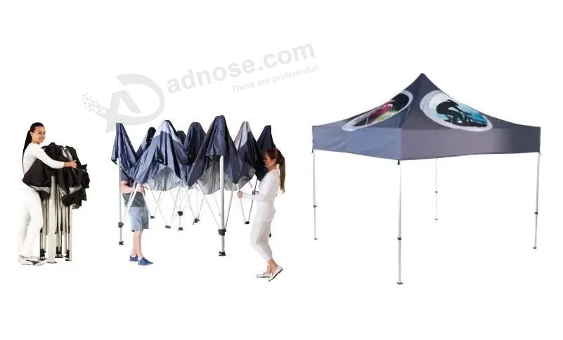 Benutzerdefinierte Außenwerbung Falten Pop-up-Zelt