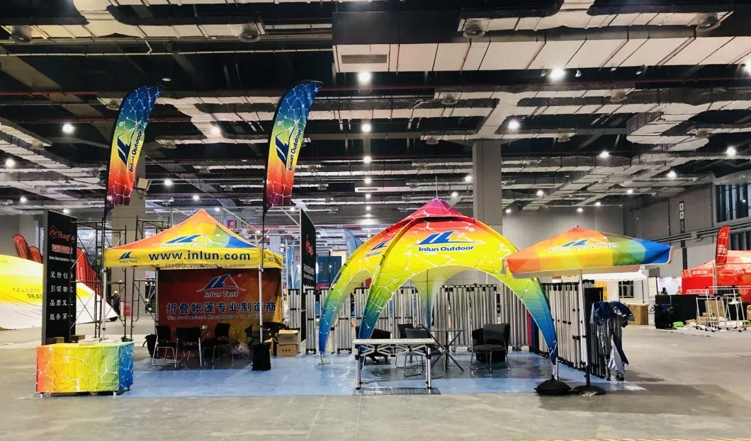 Custom Trade Show Event Advertising Folding Printed Tent with Digital Printing Customize Logo