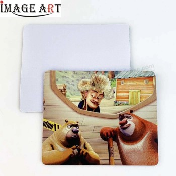 Tapis de souris vierge de sublimation de haute qualité 220X180X5mm tapis de souris en caoutchouc