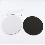 sublimation neoprene round mouse Pad 170mm