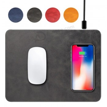 Téléphone portable multifonctionnel Qi Chargeur sans fil Tapis de souris de charge