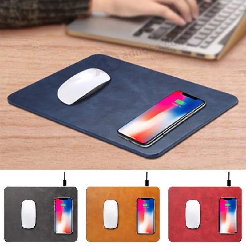 Carregador sem fio multifuncional Qi para celular carregador de mouse pad