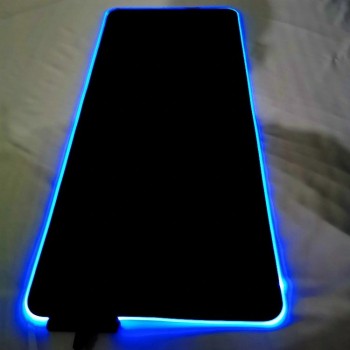 Mouse pad para jogos com luz LED brilhante e carregamento sem fio