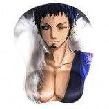 Animation 3D Sexy Pectorales Impression Gel Repose-poignet Tapis de souris