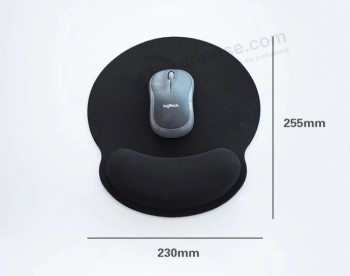 Super venda de design personalizado e formato de borracha de espuma com memória para descanso de pulso mouse pad